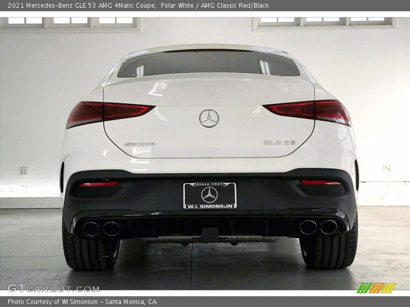 Polar White / AMG Classic Red/Black 2021 Mercedes-Benz GLE 53 AMG 4Matic Coupe