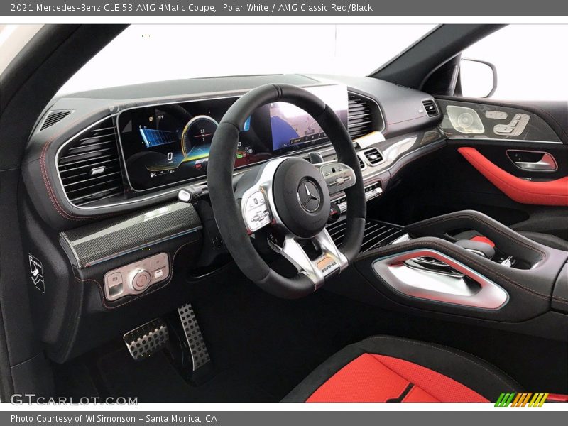 Front Seat of 2021 GLE 53 AMG 4Matic Coupe