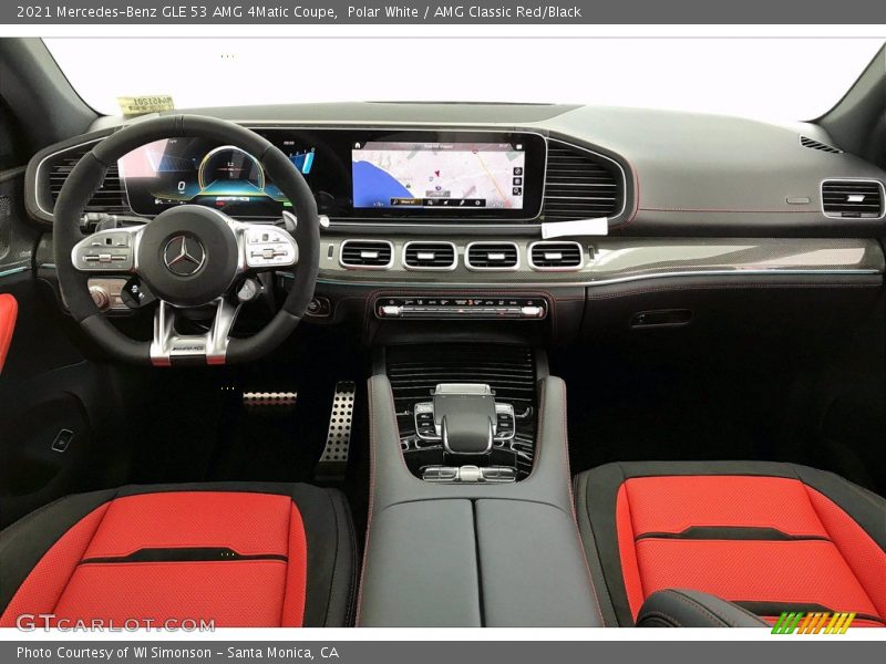 Dashboard of 2021 GLE 53 AMG 4Matic Coupe
