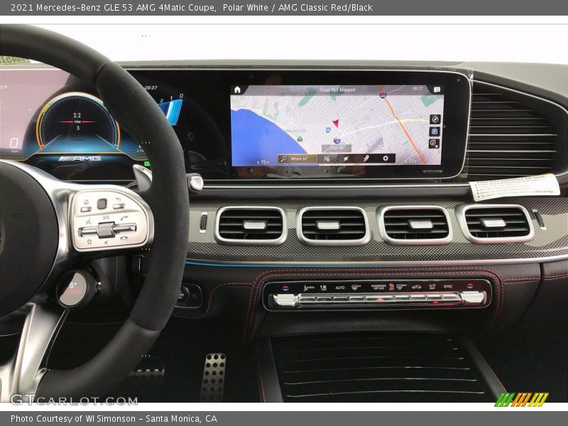 Polar White / AMG Classic Red/Black 2021 Mercedes-Benz GLE 53 AMG 4Matic Coupe