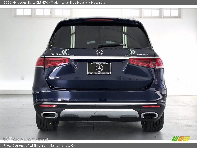 Lunar Blue Metallic / Macchiato 2021 Mercedes-Benz GLS 450 4Matic