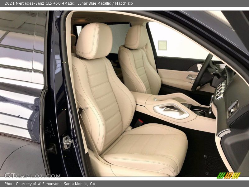Lunar Blue Metallic / Macchiato 2021 Mercedes-Benz GLS 450 4Matic
