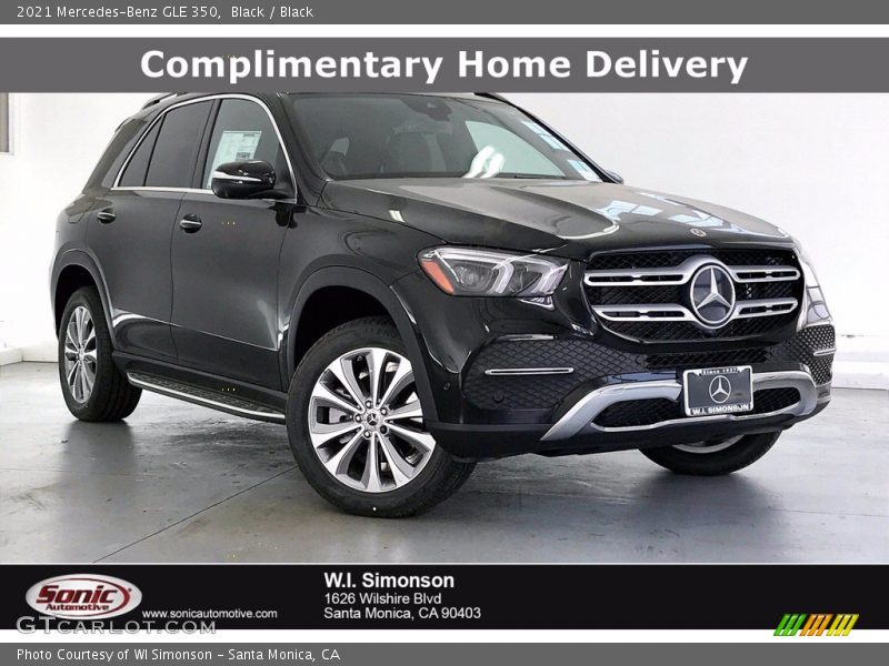 Black / Black 2021 Mercedes-Benz GLE 350