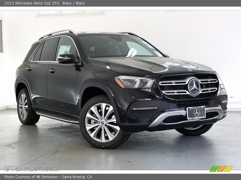 Black / Black 2021 Mercedes-Benz GLE 350