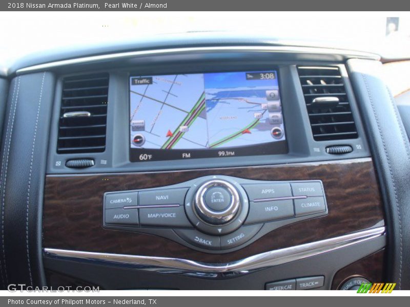 Pearl White / Almond 2018 Nissan Armada Platinum