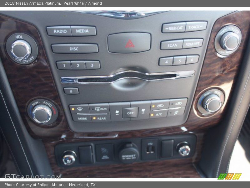 Pearl White / Almond 2018 Nissan Armada Platinum