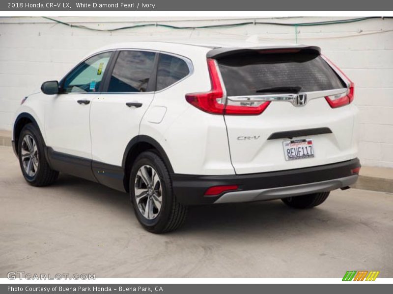 White Diamond Pearl / Ivory 2018 Honda CR-V LX