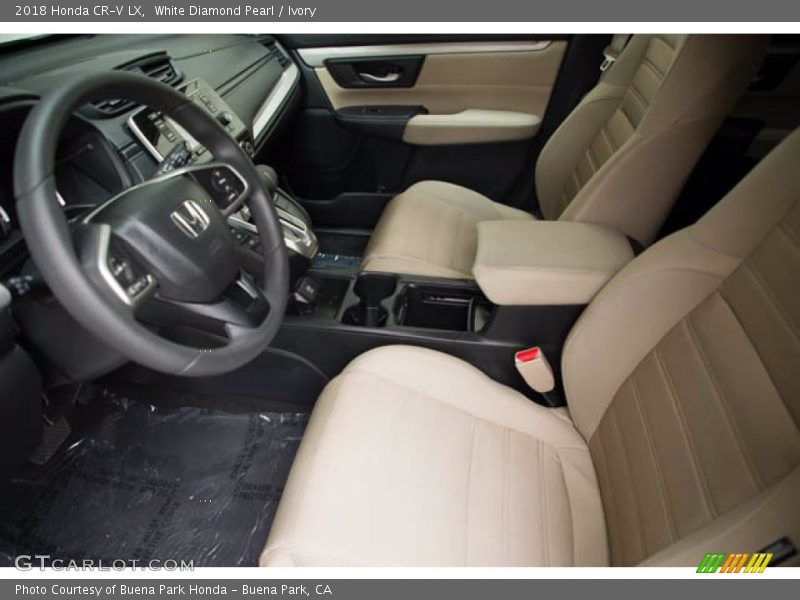 White Diamond Pearl / Ivory 2018 Honda CR-V LX