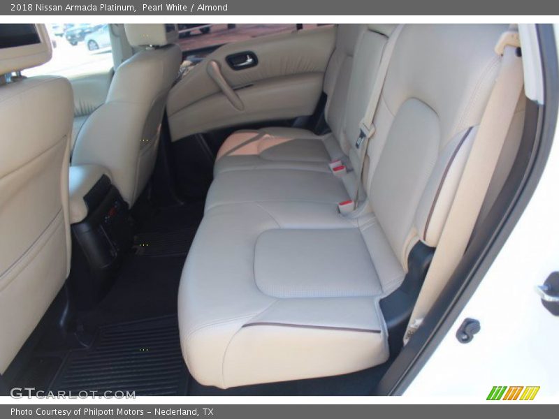 Pearl White / Almond 2018 Nissan Armada Platinum