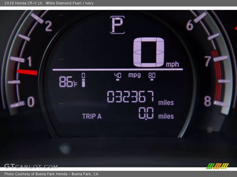 White Diamond Pearl / Ivory 2018 Honda CR-V LX