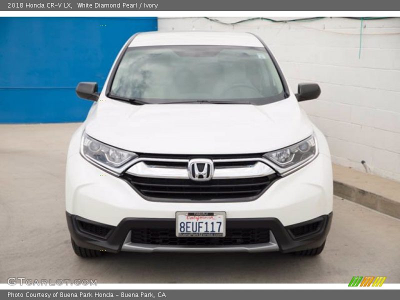 White Diamond Pearl / Ivory 2018 Honda CR-V LX