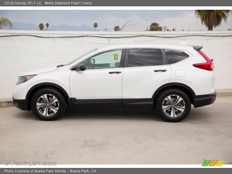 White Diamond Pearl / Ivory 2018 Honda CR-V LX