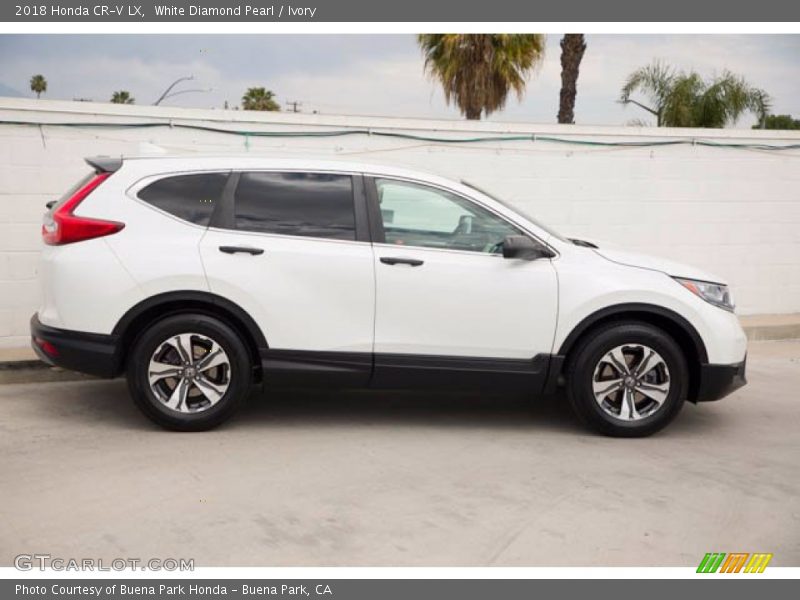 White Diamond Pearl / Ivory 2018 Honda CR-V LX