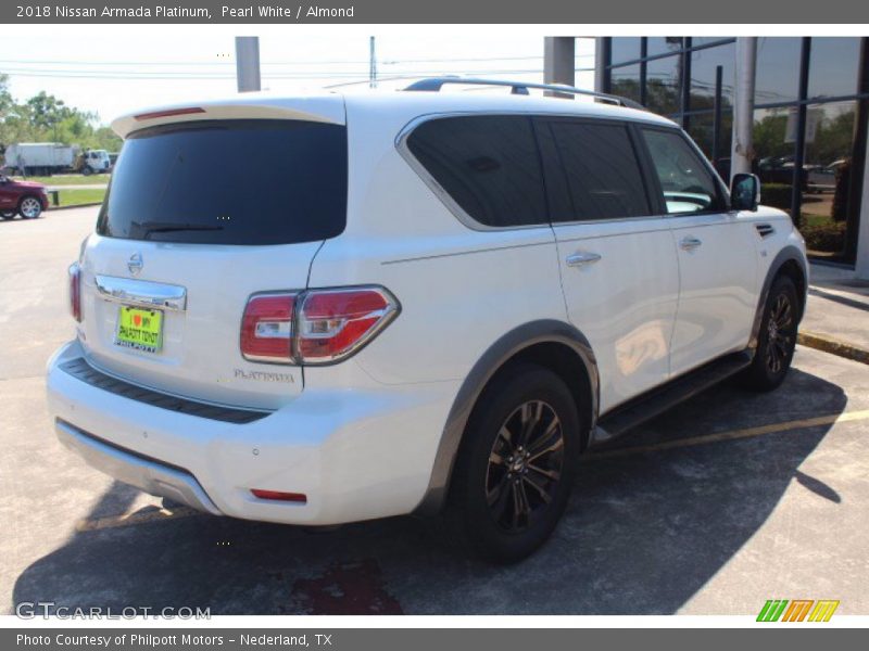 Pearl White / Almond 2018 Nissan Armada Platinum