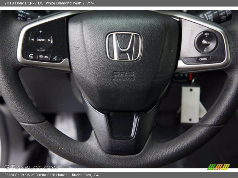 White Diamond Pearl / Ivory 2018 Honda CR-V LX