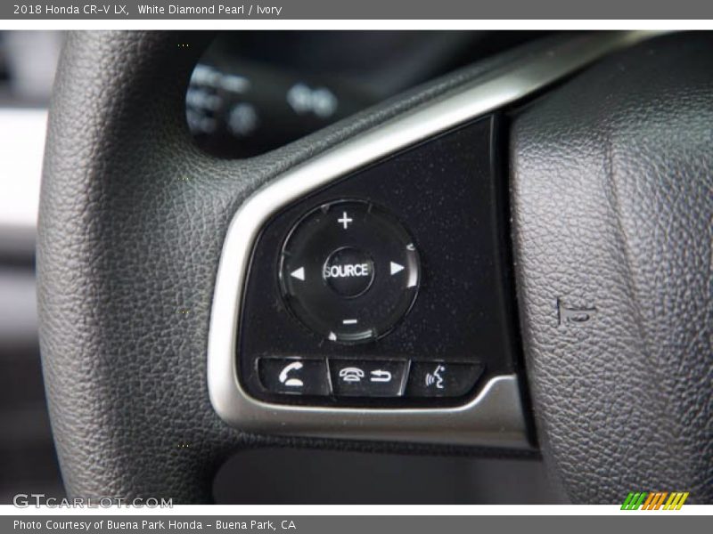 White Diamond Pearl / Ivory 2018 Honda CR-V LX