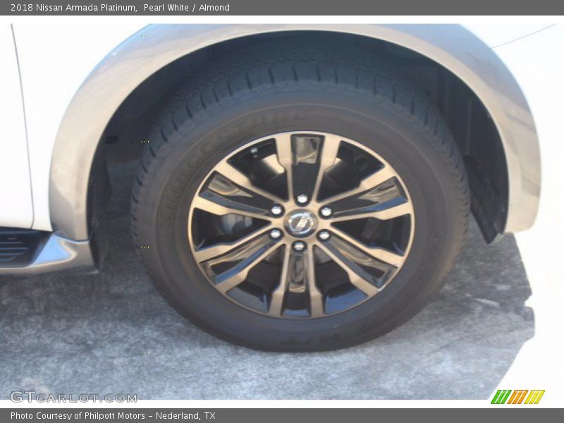 Pearl White / Almond 2018 Nissan Armada Platinum