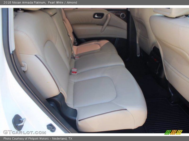 Pearl White / Almond 2018 Nissan Armada Platinum