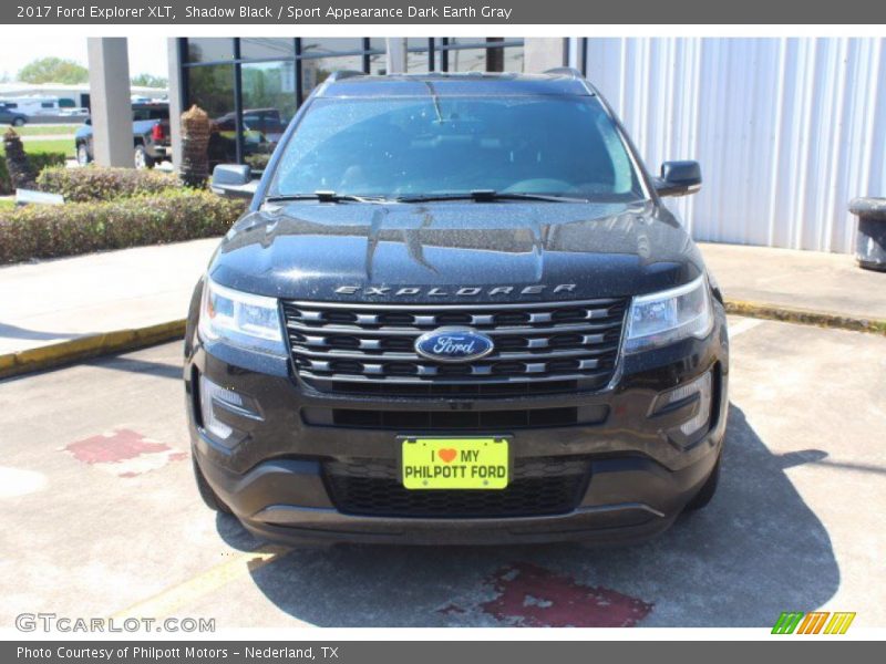 Shadow Black / Sport Appearance Dark Earth Gray 2017 Ford Explorer XLT