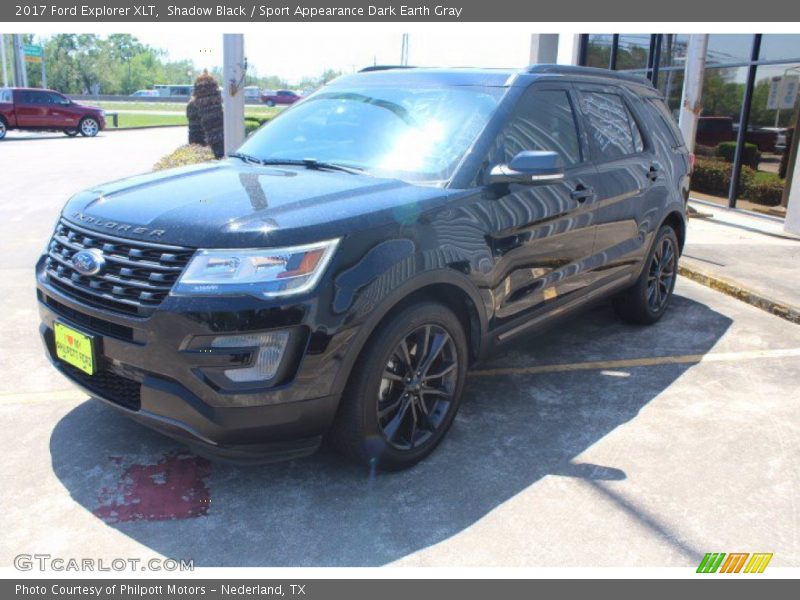 Shadow Black / Sport Appearance Dark Earth Gray 2017 Ford Explorer XLT