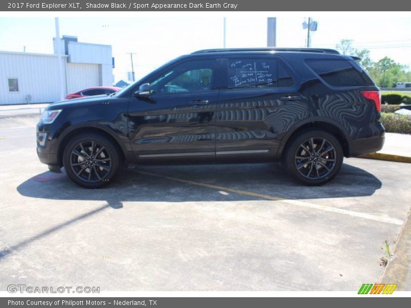 Shadow Black / Sport Appearance Dark Earth Gray 2017 Ford Explorer XLT