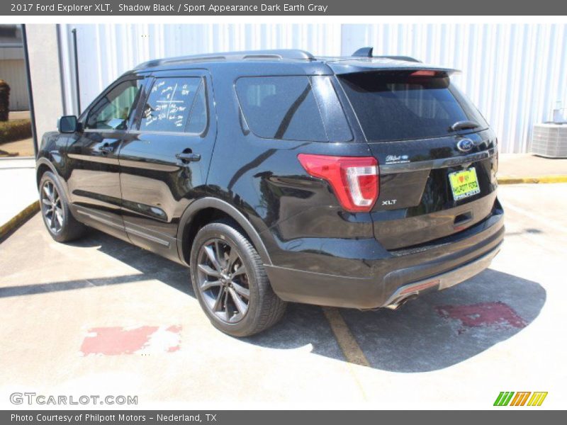 Shadow Black / Sport Appearance Dark Earth Gray 2017 Ford Explorer XLT