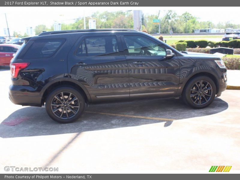 Shadow Black / Sport Appearance Dark Earth Gray 2017 Ford Explorer XLT
