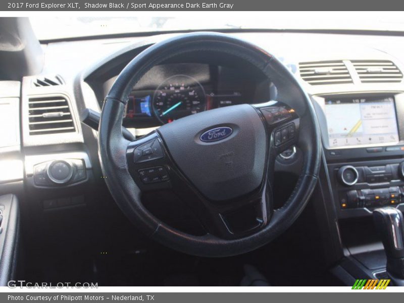 Shadow Black / Sport Appearance Dark Earth Gray 2017 Ford Explorer XLT