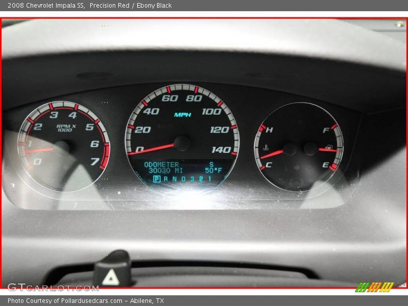 Precision Red / Ebony Black 2008 Chevrolet Impala SS