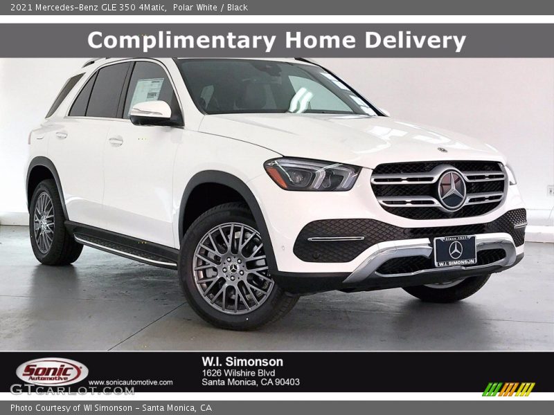 Polar White / Black 2021 Mercedes-Benz GLE 350 4Matic