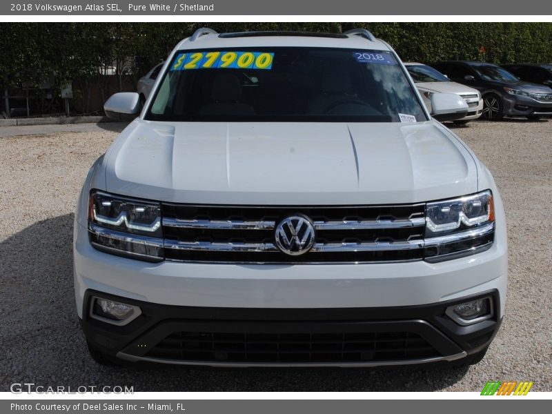 Pure White / Shetland 2018 Volkswagen Atlas SEL
