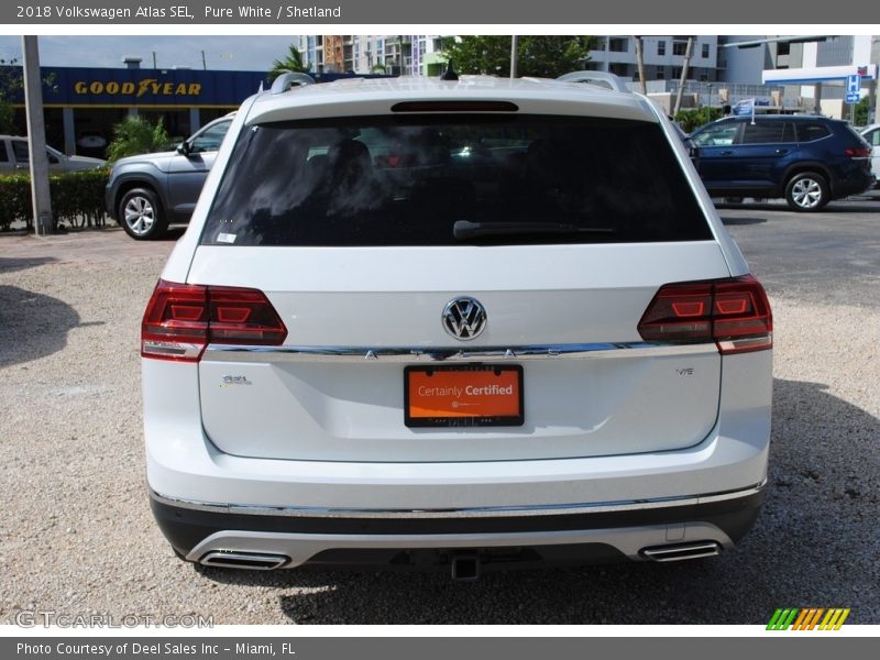 Pure White / Shetland 2018 Volkswagen Atlas SEL