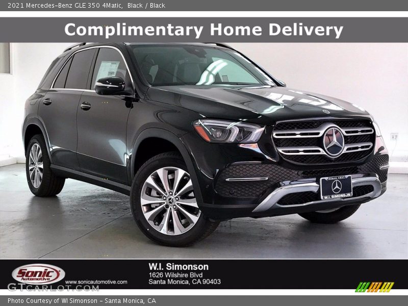 Black / Black 2021 Mercedes-Benz GLE 350 4Matic