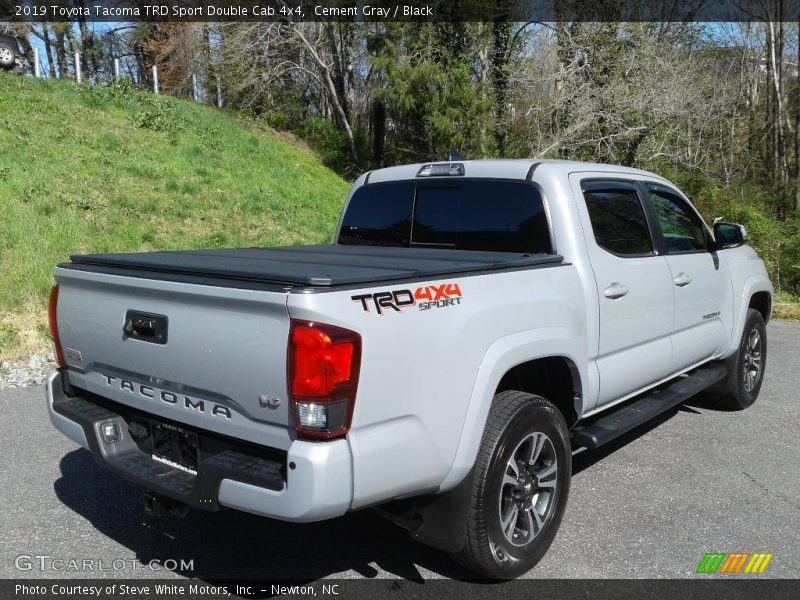 Cement Gray / Black 2019 Toyota Tacoma TRD Sport Double Cab 4x4