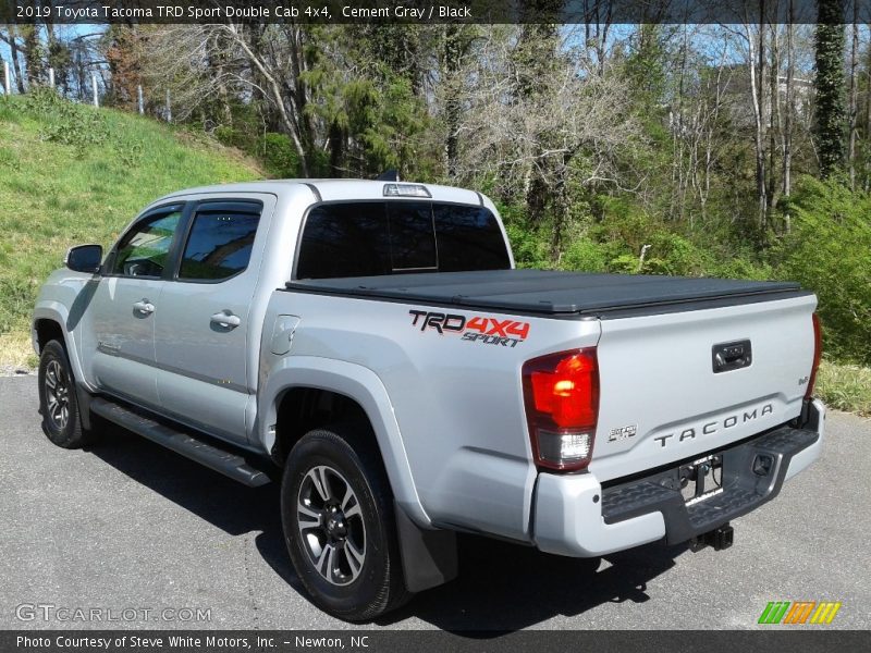 Cement Gray / Black 2019 Toyota Tacoma TRD Sport Double Cab 4x4