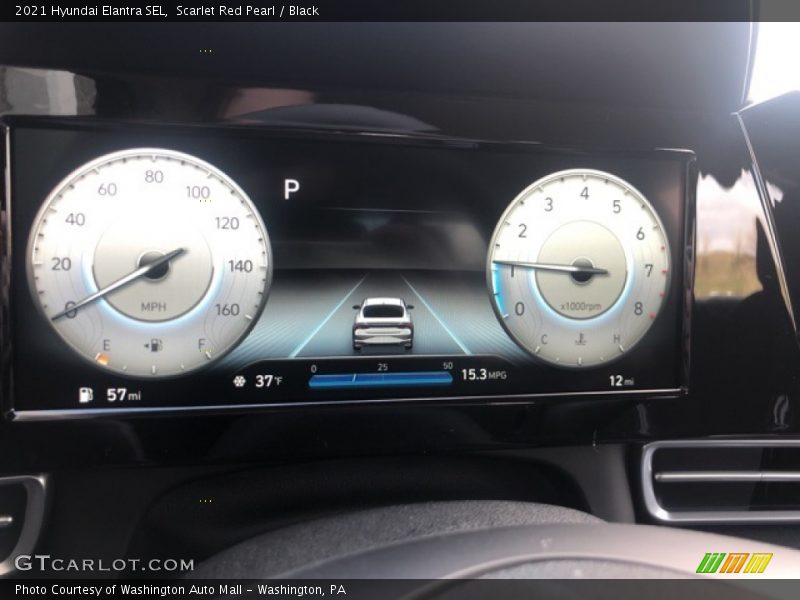 Scarlet Red Pearl / Black 2021 Hyundai Elantra SEL