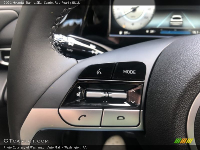 Scarlet Red Pearl / Black 2021 Hyundai Elantra SEL
