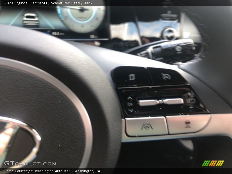 Scarlet Red Pearl / Black 2021 Hyundai Elantra SEL