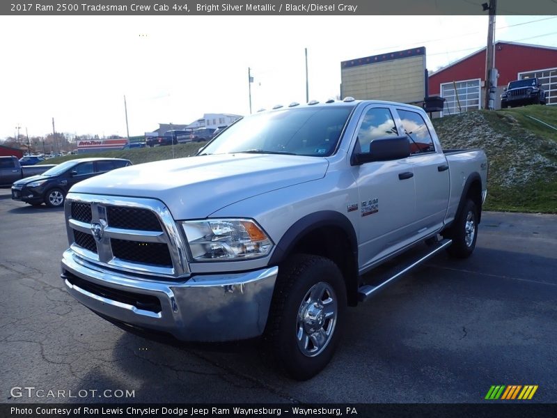 Bright Silver Metallic / Black/Diesel Gray 2017 Ram 2500 Tradesman Crew Cab 4x4