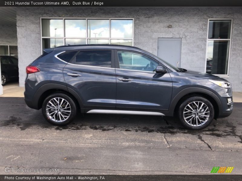 Dusk Blue / Beige 2021 Hyundai Tucson Ulitimate AWD