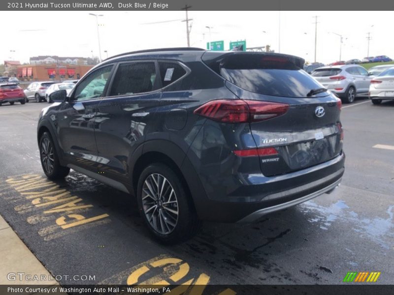 Dusk Blue / Beige 2021 Hyundai Tucson Ulitimate AWD