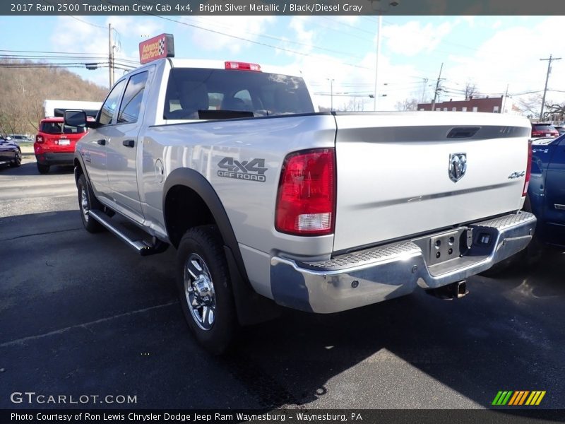 Bright Silver Metallic / Black/Diesel Gray 2017 Ram 2500 Tradesman Crew Cab 4x4