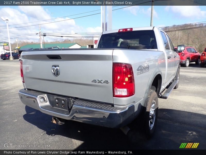 Bright Silver Metallic / Black/Diesel Gray 2017 Ram 2500 Tradesman Crew Cab 4x4