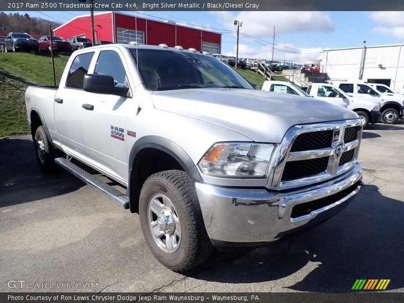Bright Silver Metallic / Black/Diesel Gray 2017 Ram 2500 Tradesman Crew Cab 4x4