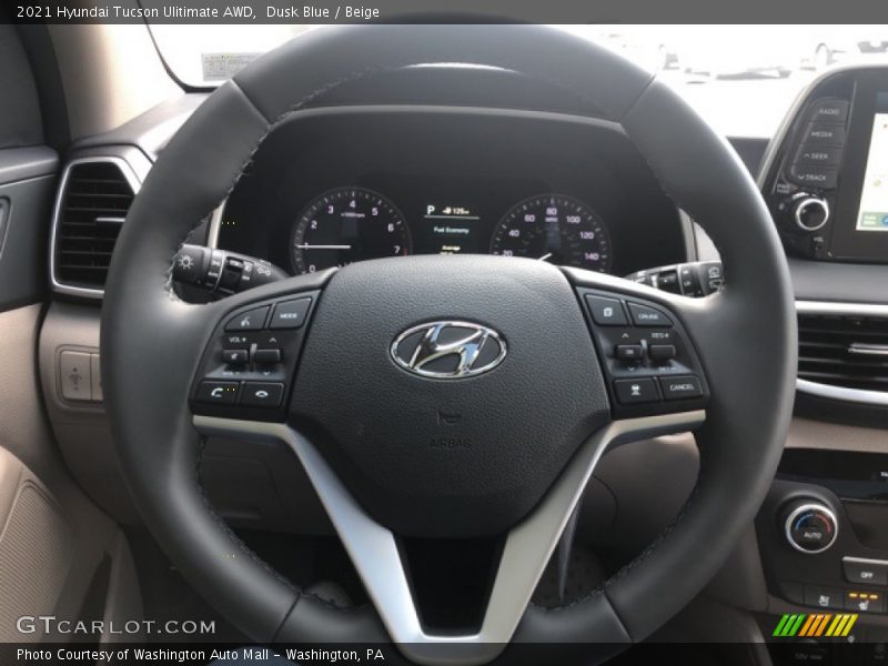 Dusk Blue / Beige 2021 Hyundai Tucson Ulitimate AWD