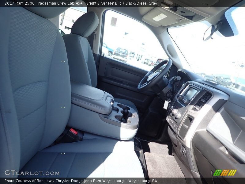 Bright Silver Metallic / Black/Diesel Gray 2017 Ram 2500 Tradesman Crew Cab 4x4