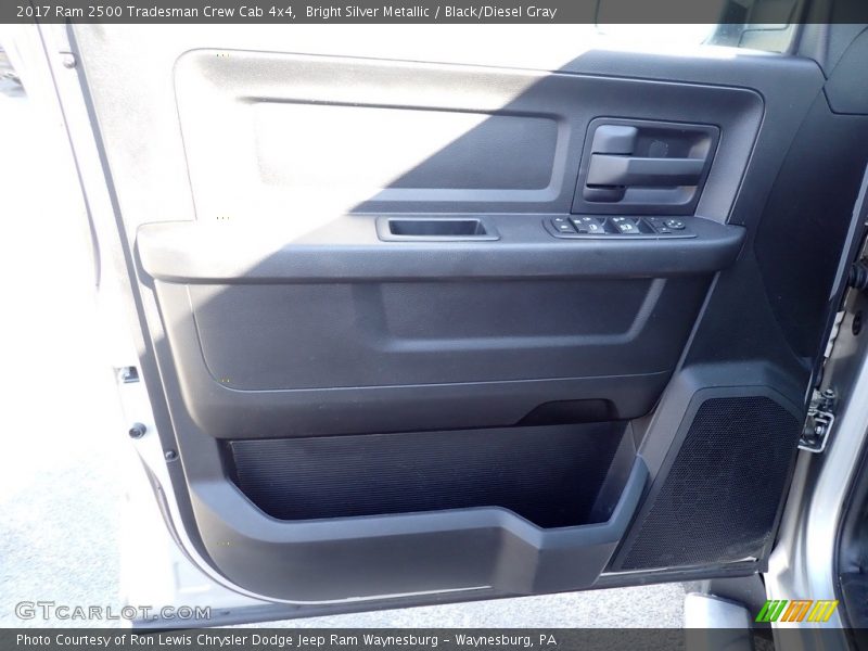 Bright Silver Metallic / Black/Diesel Gray 2017 Ram 2500 Tradesman Crew Cab 4x4