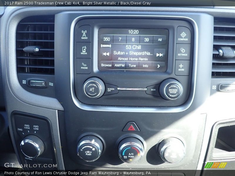 Bright Silver Metallic / Black/Diesel Gray 2017 Ram 2500 Tradesman Crew Cab 4x4