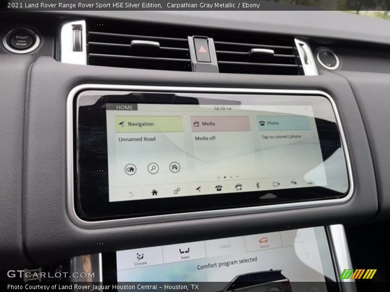 Carpathian Gray Metallic / Ebony 2021 Land Rover Range Rover Sport HSE Silver Edition
