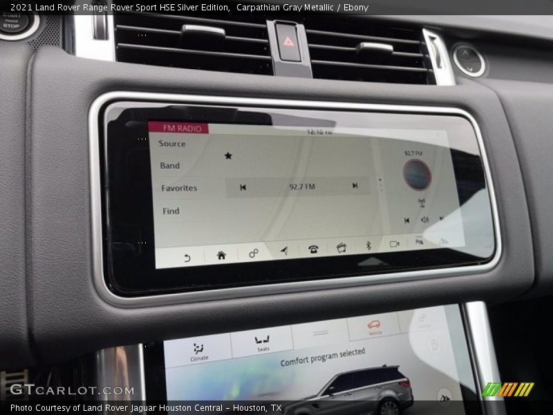 Carpathian Gray Metallic / Ebony 2021 Land Rover Range Rover Sport HSE Silver Edition